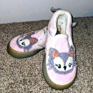 Vans Low "Fox" Girls' Toddler‎ 5 Asher V Cute Soft Pink Gray